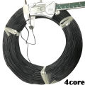 2-core 4-core Headphone Wire Ultra-soft Enameled Cable Insulated Line 2pin 3pin 4pin 5pin Sheath Wire 5M Signal Cable. 