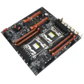X99 Motherboard LGA 2011-3 Support Dual CPU DDR4 Support 8X32G Memory for LGA 2011-3 Xeon E5 Series. 