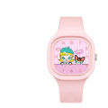 【Can last for 10 years】 Pop Mart Children's Watch Girls Cartoon Cute Square High Quality Skin Feeling Silicone Watch Quartz. 