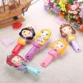 Anti-Static Hair Massage And Hairdressing Comb Plastic Ice And Snow Mermaid Cartoon Comb For Childrencartoon Mermaid Elsa Kids Anti Static Air Cushion Massage Comb Hair Styling Tool. 