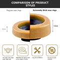 Toilet Wax Ring Kit for Floor Outlet Toilets New Install or Re-seat Include Closet Bolts,Bolt Caps,Flange and Washers.