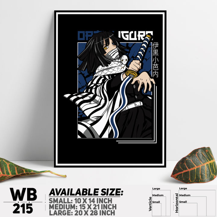 Demon Slayer Anime Series Wall Canvas Home Decoration Wall Canvas Art Decoration - WB215 - DDecorator - Minimalistic Sophistication