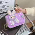 New kids bag cartoon cute little girl pearl tote bag little fragrance princess plush shoulder cross-body bag. 