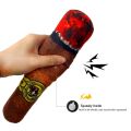 Pet Funny Toys Cigar Big Smoke Plush Sound Squeak Cigarettes Toys Dog Chew Molar Interactive Game Bite Resistant Pet Toy.