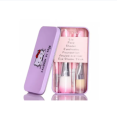 Hello Kitty Mini Makeup Brush Set of 7 Pieces - Pink.