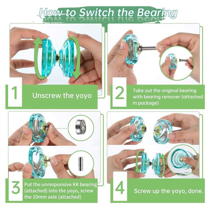 MAGICYOYO%20K2%20Plus%20Crystal%20Responsive%20Yoyo,Dual%20Purpose%20Yo-Yo%20with%20Replacement%20Unresponsive%20Bearing%20for%20Intermediate%20-%20Image%204