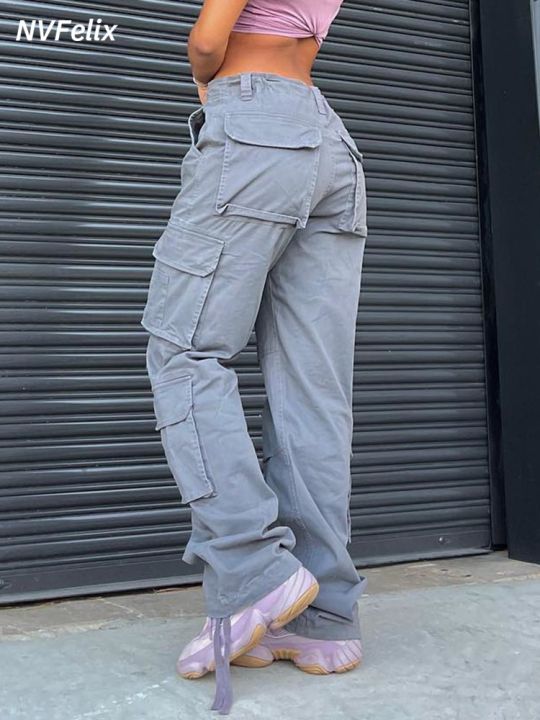 Women%20High%20Waist%20Wide%20Leg%20Baggy%20Jeans%20Side%20Pocket%20Vintage%20Y2K%20Cargo%20Pants%20Boyfriend%20Loose%20Trousers%20Streetwear%20Fashion%20Overalls%20-%20Image%204