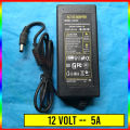 12 volt 5a adapter,  LCD AC Power Supply Adapter DC 12 Volt 5 Amp ( 12V 5A ). 
