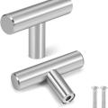 4 pcs 2'' inch ( single hole ) SS Color Round Handle Kitchen Cabinet Cupboard Door Drawer.