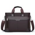 Men's Designer Bag Briefcase Sac Leather Bag Office Men Business Bags Document Organizer Shoulder Laptop Briefcase for Teens.