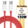150W SUPERVOOC Fast Charger Cable USB Type C 8A For Oneplus Ace Pro 10R 10T. 
