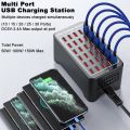 USB Charger 10 15 20 25 30 Ports HUB 150W Universal Wall Desktop Fast Charging Station Dock for Mobile Phone Power Adapter. 