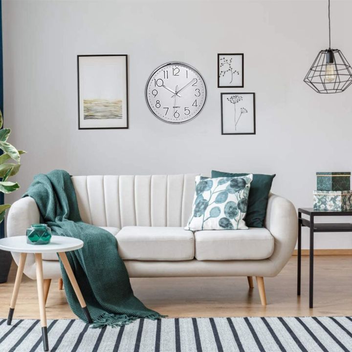 Modern%20Silent%20Wall%20Clock%20for%20Home%20Office%20Kitchen%20(25cm,%20Silver)%20-%20Image%202