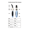 Kazoo Wind Instrument Easy to Learn Professional Musical Instrument for Guitar Companion Large Sound Great for Practice Blue. 