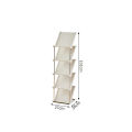 Simple shoe rack tilted multi-layer home door shoe storage rack popular entry door small narrow gap shoe cabinet. 