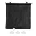 Sunshade Roller Blackout Suction Cup Blinds Curtains for Living Kitchen Office Car Window Free-Perforated Curtain A. 