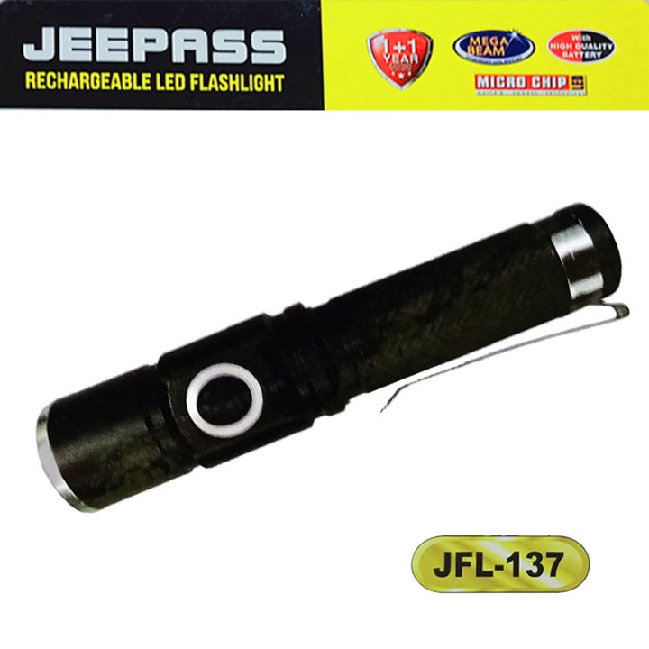 JEEPASS-JFL-137%20Rechargeable%20LED%20FlashLight%20/%20LED%20Rechargeable%20Torch%20Light%20-%20Image%204