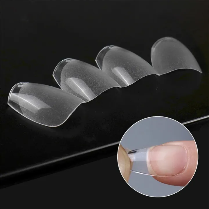 120pcs%20Short%20Medium%20Long%20Almond%20Full%20Cover%20Sculpted%20Soft%20Gel%20Nail%20Tips%20Press%20on%20Acrylic%20Nail%20Art%20Manicures%20Accessories%20Tool%20-%20Image%203