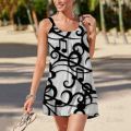Elegant Dresses for Women Music Rhythm Summer Dresses Woman 2022 Women's Summer Sundresses Floral Dress Slip Color Y2k Note Chic.