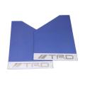 Pack of 4 TRD Sports Mud Guard Kit - Blue. 