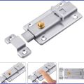 1 pcs 4 Inch S1 pcs tainless Steel Buckle Bolt Automatic Spring Latch Bolt Surface Mounted. 