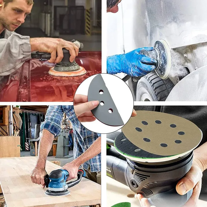 30Pcs%205-Inch%20Sanding%20Disc%20Sets,%20Hook&Loop%205-Inch%208-Hole%20Combination%20(800/1000/1500/2000/3000/5000)%20Sandpaper%20New%20Silicon%20Carbide%20-%20Image%206