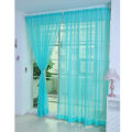 100x200cm Tulle Curtains Rod Pocket Curtains for Kitchen Living Room Solid Sheer Curtains Tulle on The Windows Drapes Curtains. 