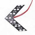 2PCS Universal 14-SMD Car Side Rearview Mirror Turn Signal LED Lights Blinker Retrofit Yellow Light(null). 