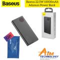 Baseus 10000 mAh Adaman Metal 22.5W Power Bank - Black. 