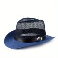 Hats for Men Middle-aged and Elderly Summer Linen Sun Hat Small Top Hat Sun Block Hat Outdoor Straw Hat.
