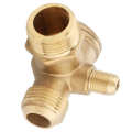 Male Thread 90 Degree Brass Air Check Valve Spare Parts 20*19*10mm.
