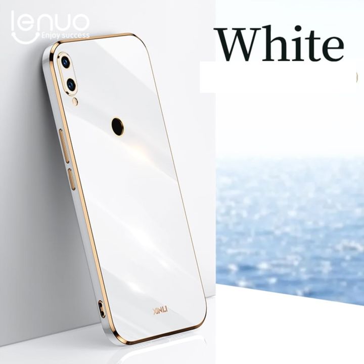 For Redmi Redmi Y3 6D Soft Silicone Square Frame Back Cover