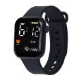 Digital Watch Waterproof 30M Fashion Women's Watch for Men's Sports Waterproof Simple Silicone Electronic Watch for Women.