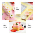 4 Cooking Tools Egg Poacher with Lid Microwave Egg Cooker,Pink.