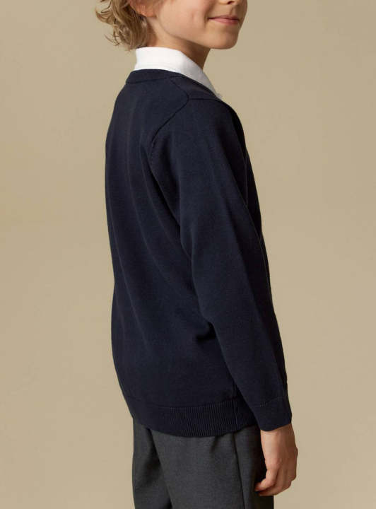 Boys%20V-Neck%20Long%20Sleeve%20Cotton%20Sweater%20From%20Levin%20-%20Image%204