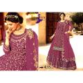 Georgette Embroidery New Stylish Sharara Suits.