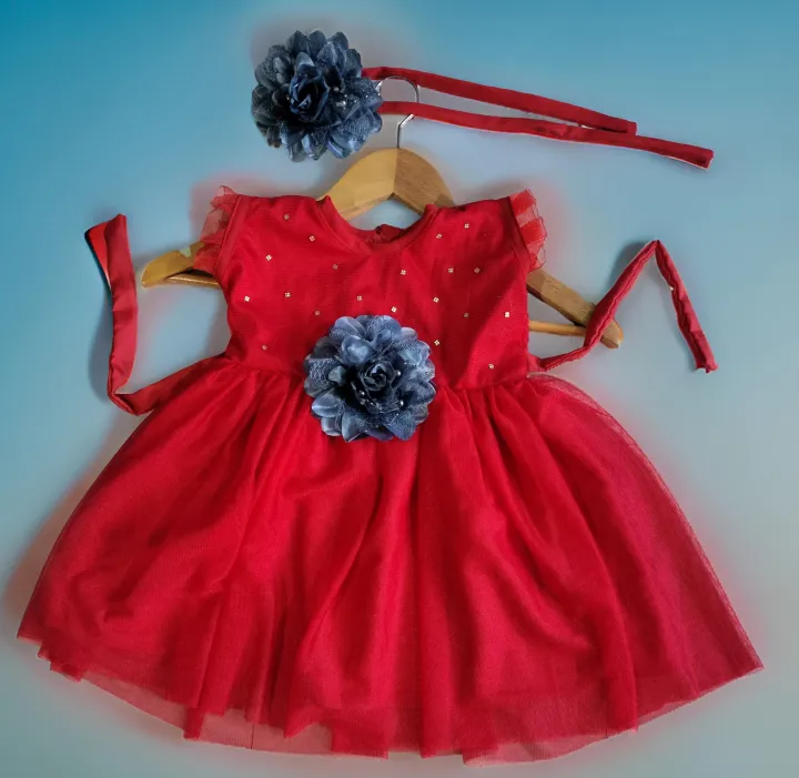 Baby%20Girl%20Party%20Dress%20Princess%20Birthday%20Clothes%20%20Solid%20Color%20Strap%20Tulle%20Dress%20%200-7%20-%20Image%202