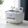 Style Tissue Box Holder Plastic Household Napkin Storage Box Practical Desk Organizer Office Tissue Box Tissue Holder.