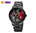 SKMEI 1787 Rotation Wheel Stainless Steel Watch for Men. 