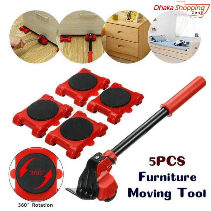 Furniture Mover Roller Lift Wheel Bar for Lifting Moving - Cyclone