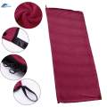 Soft Fleece Sleeping Bag Liner Business Backpacking Thermal Camping Blanket Deep Red. 