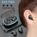 X55 Sleeping Earbuds Wireless Mini Headphones For Work TWS Bluetooth Earphone Stereo Hidden Headsets with Mic HD Call Waterproof. 