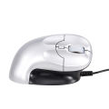 HXSJ 6D  Optical Mouse Vertical Mouse 2.4Ghz Gaming Mouse 6 Keys Ergonomic Design Mouse For Pc Lapt-op Black+S-ilver. 