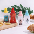 1/6/12Sets Mini Portable Squeeze Bottle Sauce Ketchup Bottle Squeeze Jar Container Plastic Lunch Box Kitchen Accessories. 