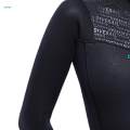 Diving Wetsuit Water Resistant Swimming Costume Thermal Full suits Swimsuits for S Female Black.