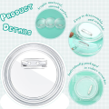 3 Inch DIY Button Pins Acrylic Button Pin Badge Clear Craft Button Badges Pin Back Buttons For School Projects 25Pcs. 