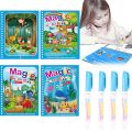 Children Magical Book Water Drawing Montessori Toys Reusable Coloring Book Magic Water Drawing Book Sensory Early Education Toys.