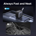 UGREEN 145W 90W 60W Car Charger 3 USB-C & 1 USB-A Ports PD QC4.0 Fast Charging with Retractable Cable for iPhone 15 Pro MacBook.