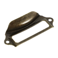NAMUNY 60 Pieces 69X30mm Antique Bronze Card Holder Drawer Pull/Label Frames Card/Tag Pull/Cabinet Frame/File Name Card Holder.