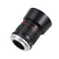 85mm Fixed Focus Camera Lens F1.8 Large Aperture Manual Focus with EF Mount 7 Groups 10 Elements. 